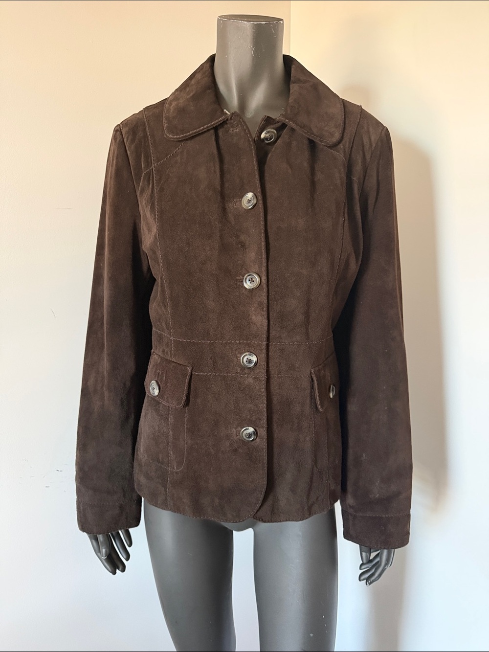 274. Alfani Black Leather Bomber Jacket